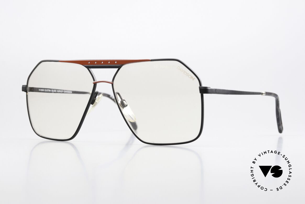 Harley Davidson V0558 Electra Glide 80er Original, ALTE 1980er Original Harley-Davidson Herrenbrille, Passend für Herren