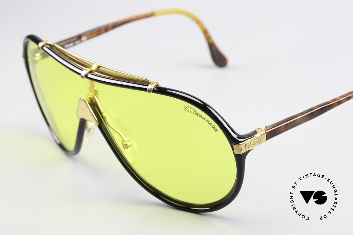 Derapage 66 Rennfahrer Sonnenbrille 80's, u.a. für die Fahrer der Rallye Paris-Dakar entwickelt, Passend für Herren