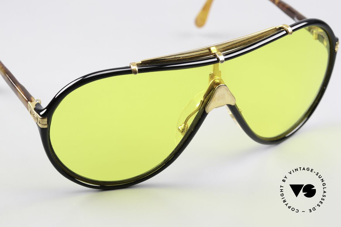 Derapage 66 Rennfahrer Sonnenbrille 80's, ungetragenes 80er Modell mit verschiedenen Scheiben, Passend für Herren