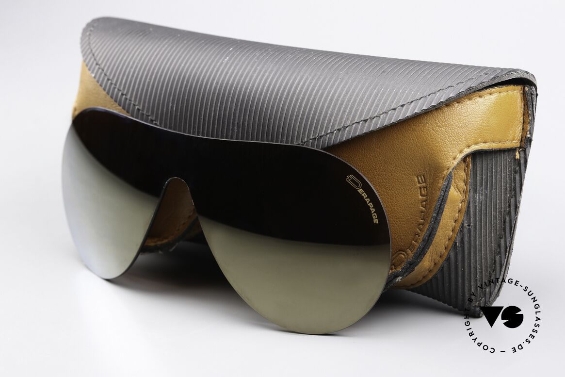 Derapage 66 Rennfahrer Sonnenbrille 80's, inzwischen beliebt bei Promis (Snoop Dogg, R. Ross..), Passend für Herren