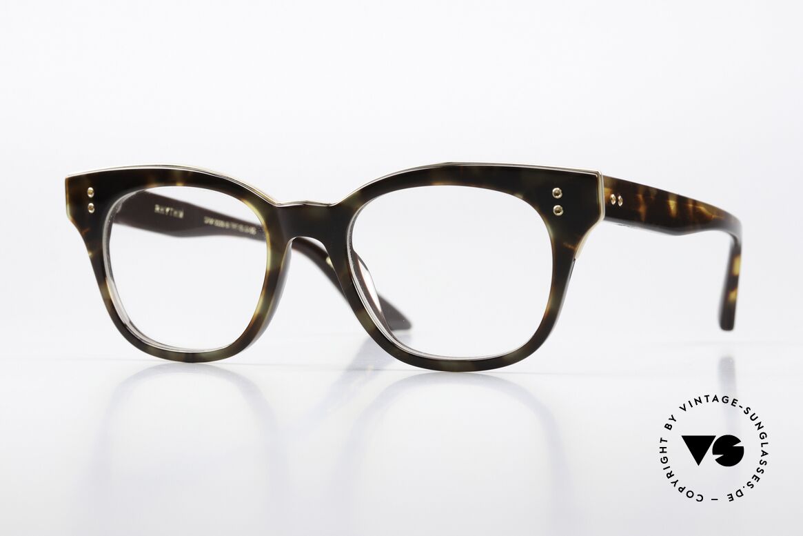 DITA Rhythm Luxusbrille Azetat Titan, DITA Rhythm, Damen-Brille DRX-3039-B-TRT-GLD, Passend für Damen