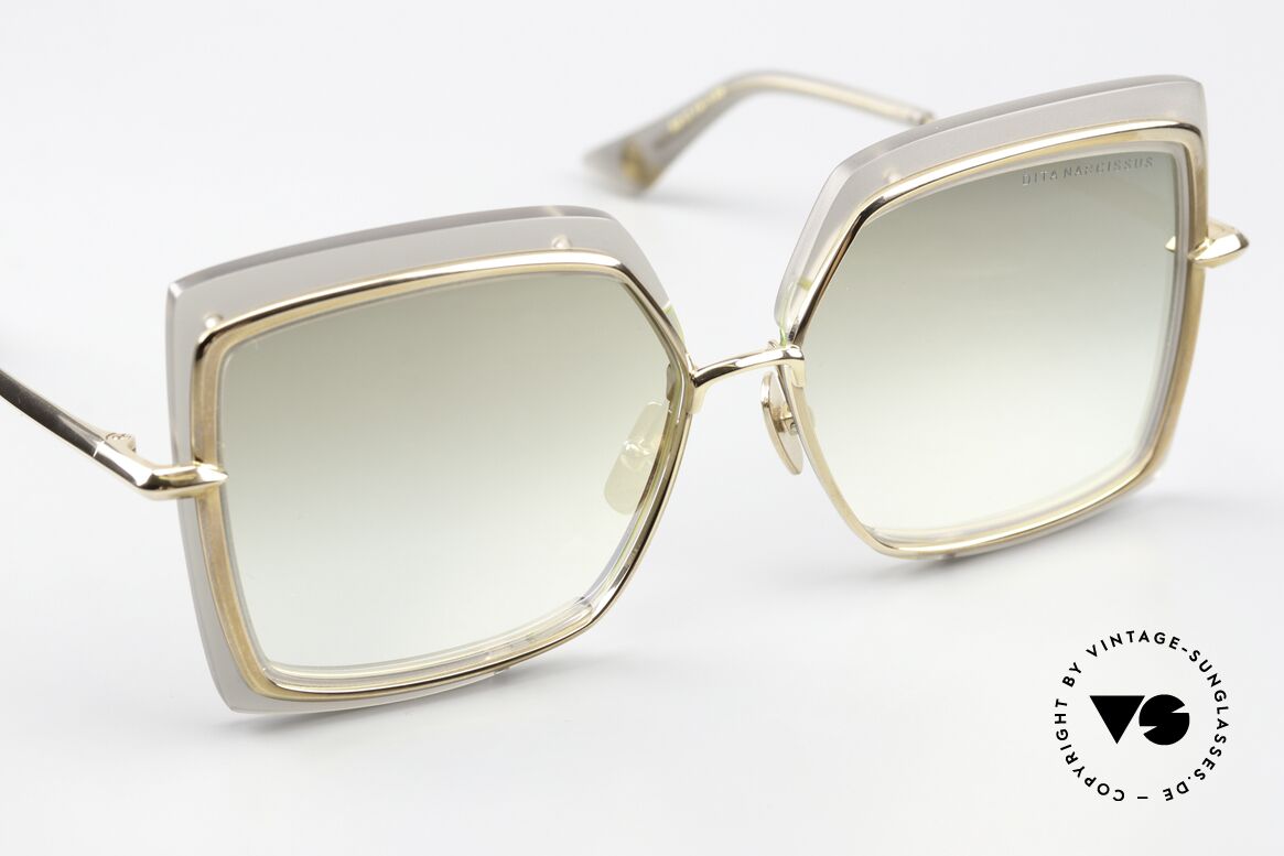 DITA Narcissus Beyoncé Damensonnenbrille, verspiegelte Verlaufsgläsern für 100 % UV Protection, Passend für Damen
