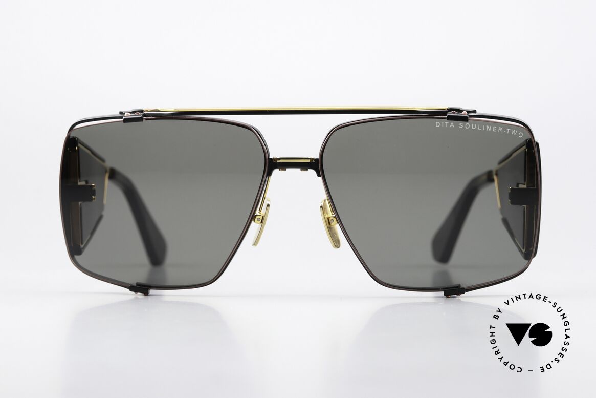 DITA Souliner Two Eye-Catcher Sonnenbrille, markante LUXUS-Sonnenbrille in Spitzenqualität!, Passend für Herren