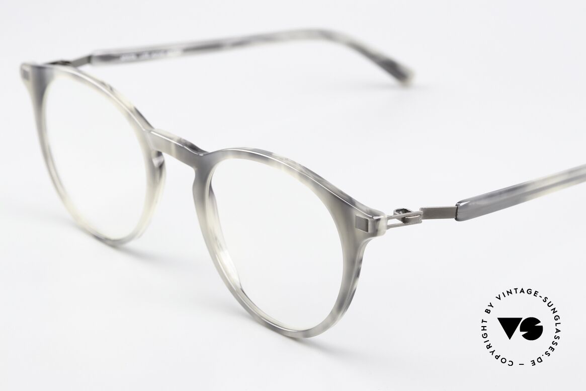 Mykita Alfur Grey Havana / Shiny Graphite, Azetat-Front mit charakteristischen Mykita-Bügeln!, Passend für Herren und Damen
