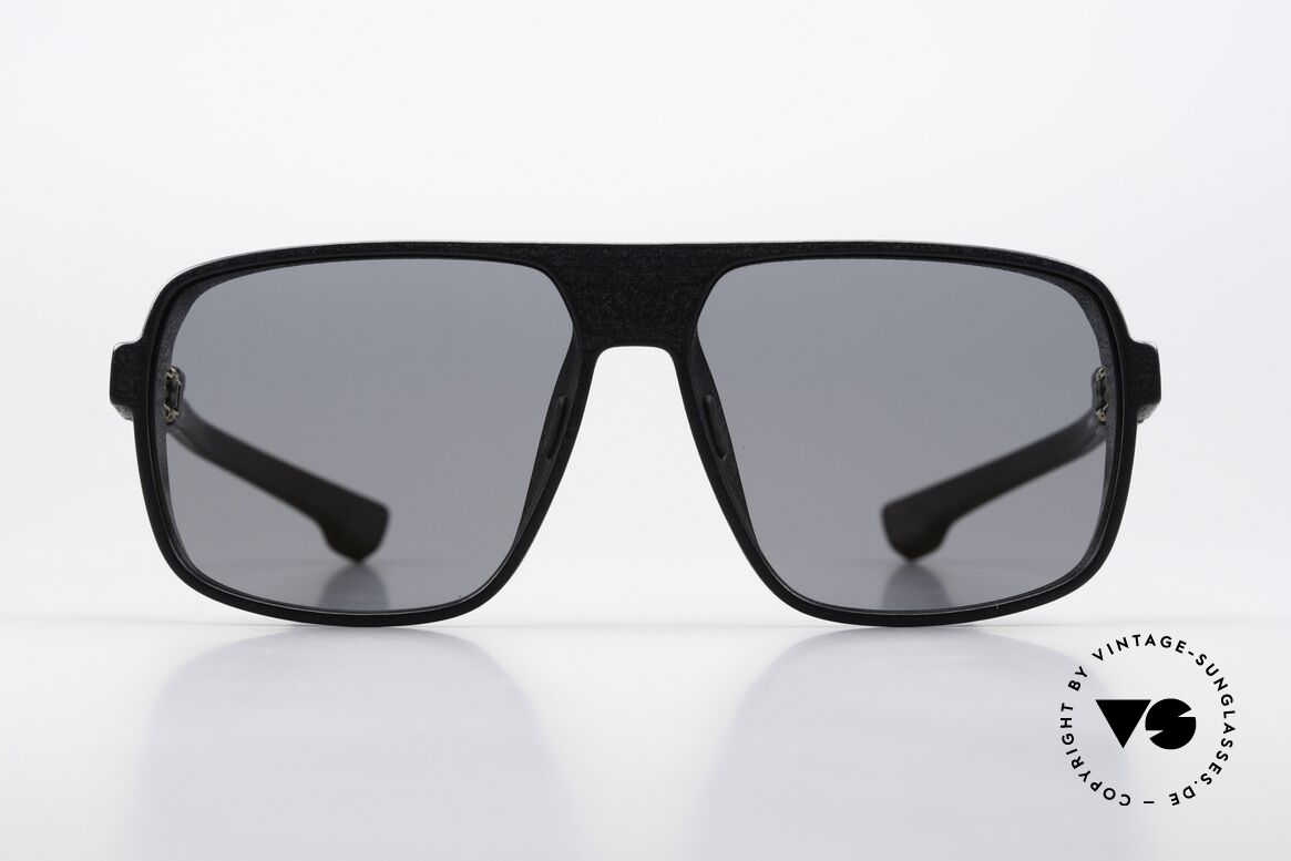 Mykita Mylon Daggoo Pitch Black Gunmetal Flash, Größe 60-13, Herren-Sonnenbrille, M-L Size, Passend für Herren