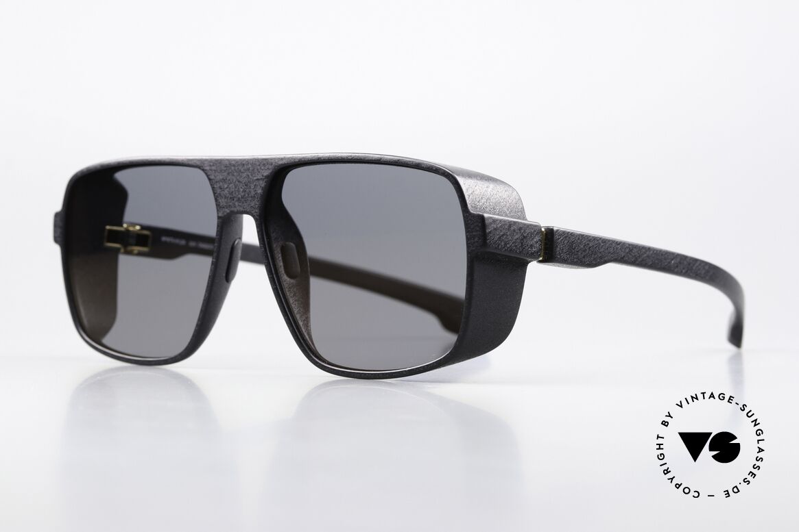 Mykita Mylon Daggoo Pitch Black Gunmetal Flash, Farbcode 301 = Pitch Black / Gunmetal Flash, Passend für Herren