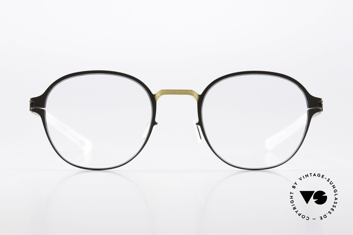 Mykita Gerrit Panto Unisexbrille Gold Terra, Brille der Decades-Kollektion (2014 - 2016 gefertigt), Passend für Herren und Damen