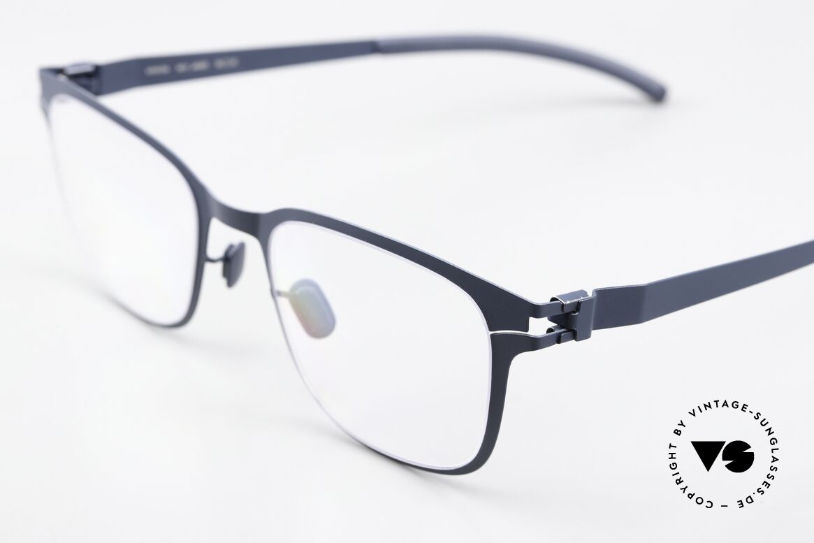 Mykita Janek Eckige Fassung Navy Blue, wohlbekannte Spitzenqualität; handmade in Germany, Passend für Herren und Damen