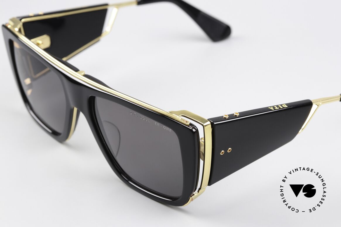 DITA Souliner One Markante Luxus Sonnenbrille, massives Rahmen-Design; insbesondere die Bügel, Passend für Herren