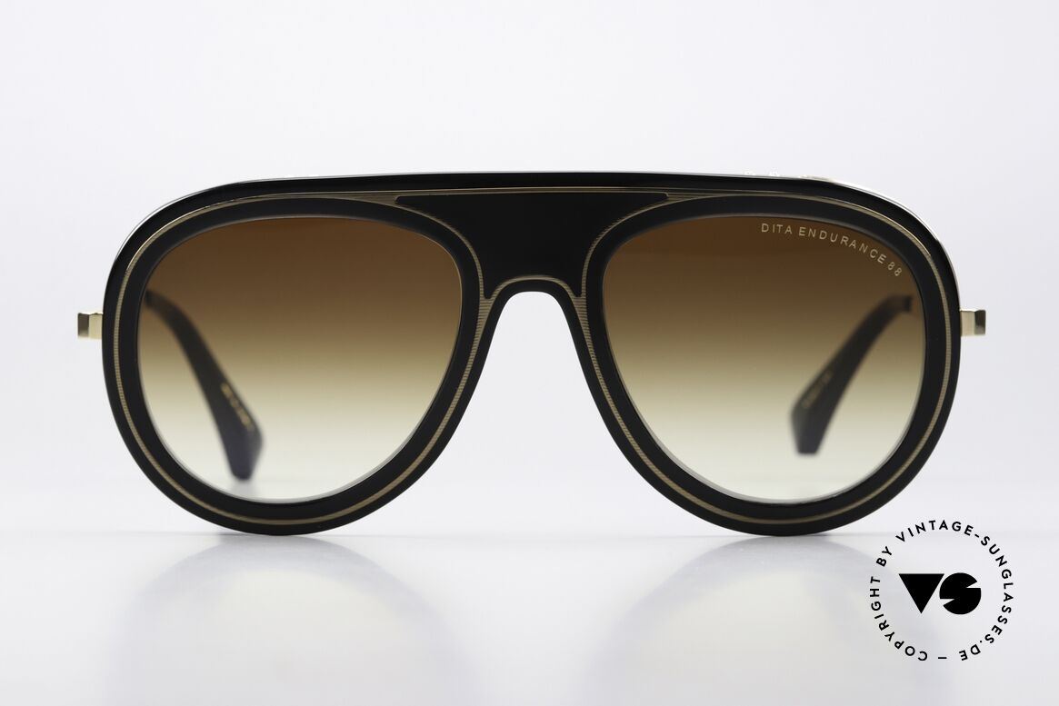 DITA Endurance 88 Luxus Racing Sonnenbrille, Herren-Sonnenbrille; Titan und Azetat-Kombination, Passend für Herren