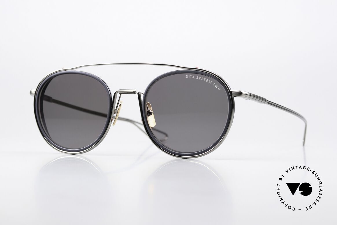 DITA System Two Kenner Luxus-Sonnenbrille, DITA System-Two Brille; DTS115-51-01-PLD-MID, Passend für Herren