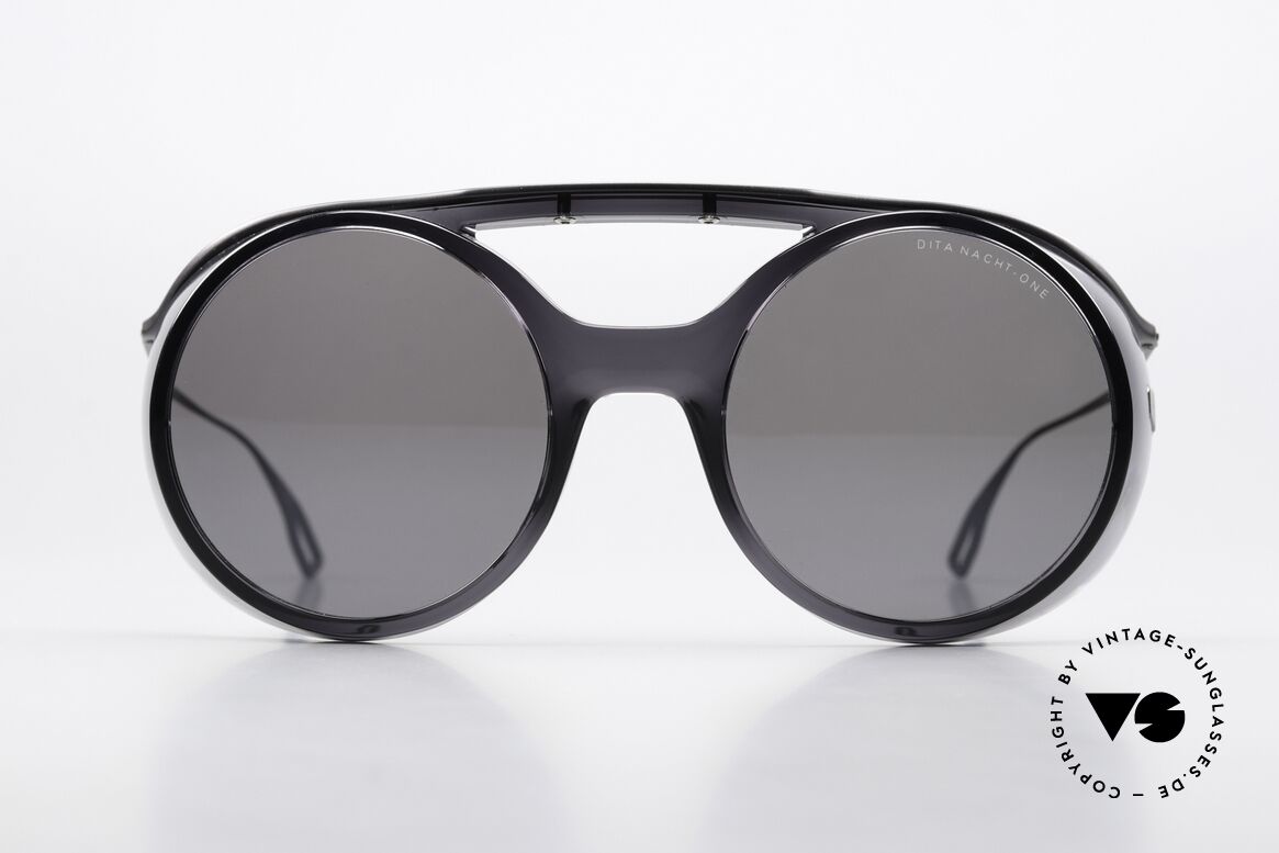 DITA Nacht One Steampunk Designerbrille, Steampunk-Stil Unisex-Sonnenbrille; EYE-CATCHER, Passend für Herren und Damen