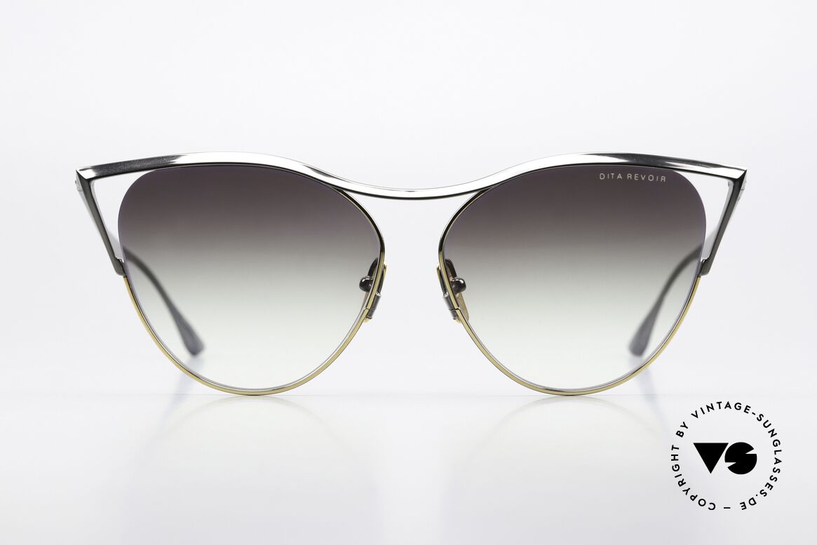 DITA Revoir Zauberhafte Cateye-Brille, ein grandioses Oversized Design; feminin & elegant, Passend für Damen