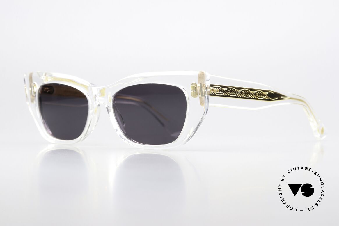 DITA Redeemer Tolle Damen Sonnenbrille, original Bezeichnung von DITA: DTS530-54-03 CLR, Passend für Damen