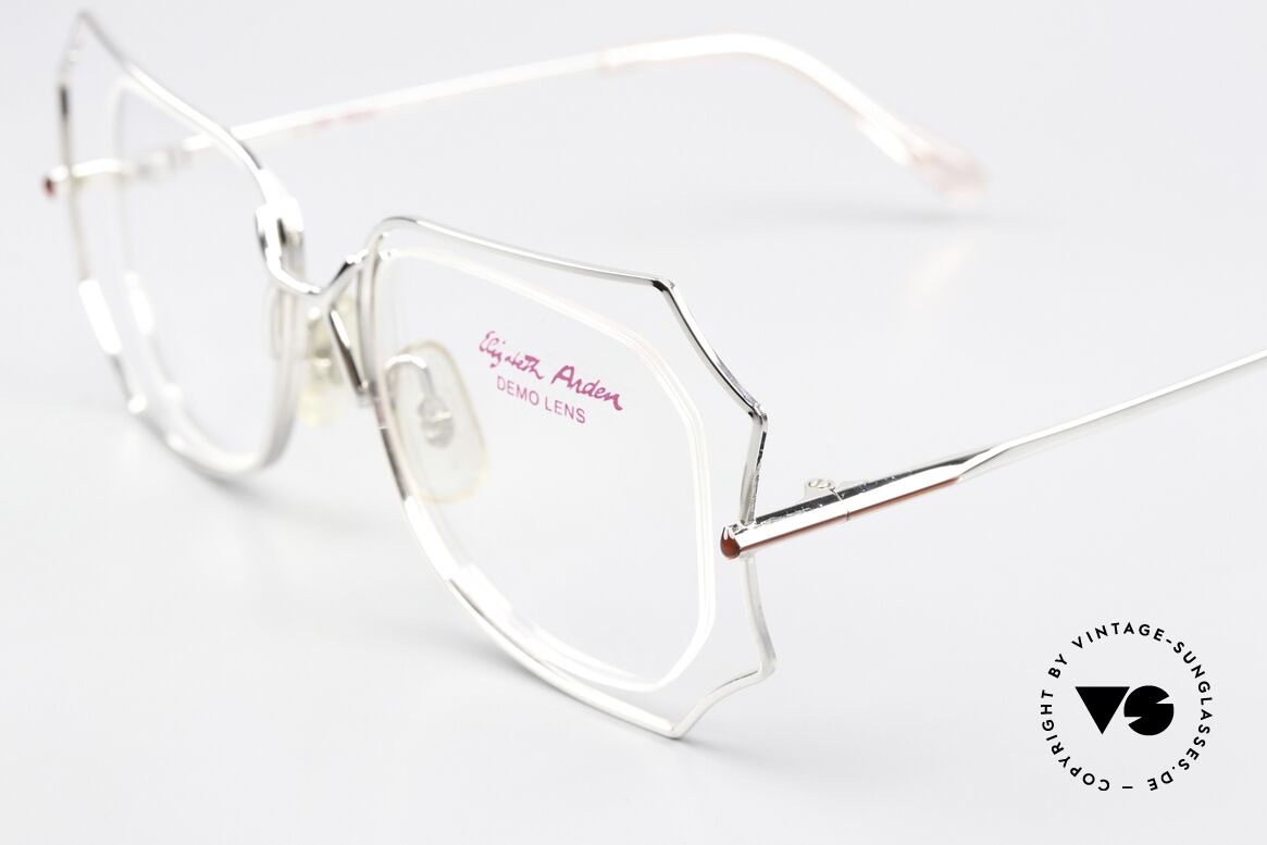 Elizabeth Arden 357 Zauberhafte Damenbrille 70's, circa 50 Jahre lagernd und schon mit etwas Patina, Passend für Damen