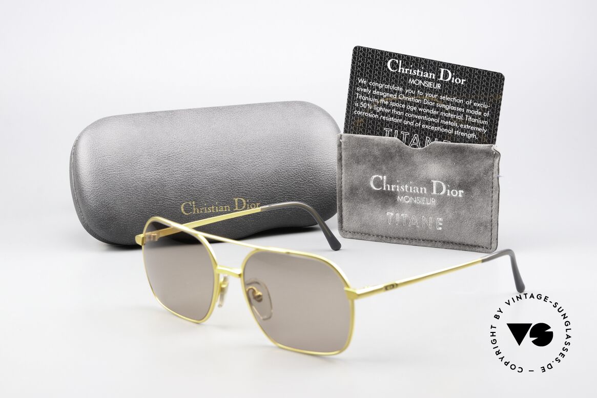 Christian Dior 2364 80er Herrenbrille Titanium, ungetragen (wie alle unsere alten Dior), Gr. 58/18, Passend für Herren