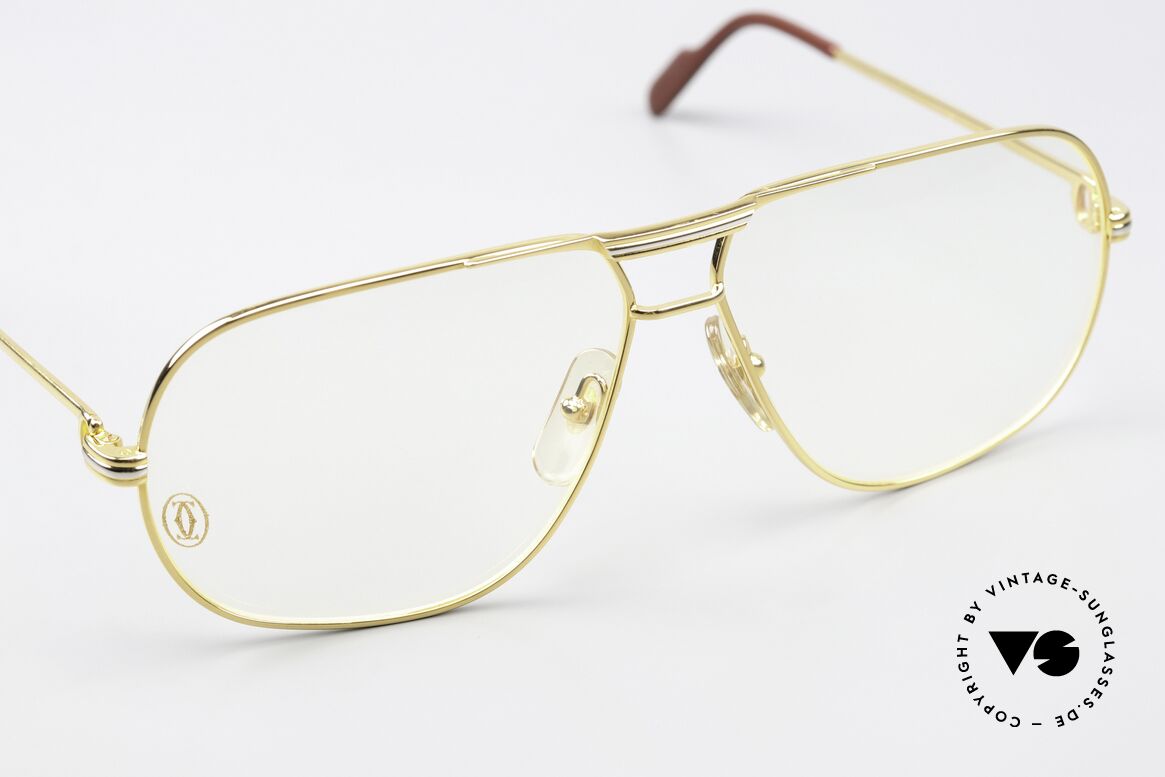 Cartier Tank - L Luxus Designer Brille 1988, ungetragen mit OVP (selten in diesem Zustand zu finden), Passend für Herren