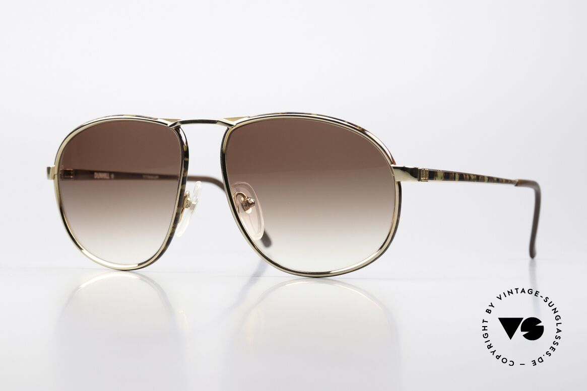 Dunhill 6051 80er Titanium Sonnenbrille, premium vintage A. Dunhill Sonnenbrille von 1989, Passend für Herren