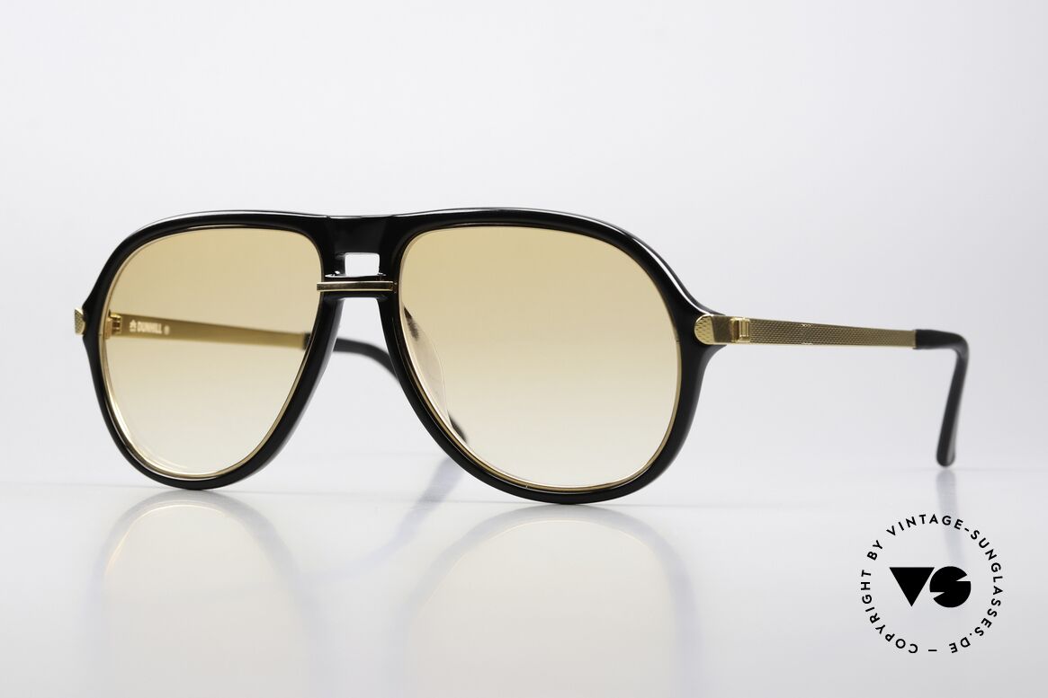 Dunhill 6085 Gentleman Aviator Brille 1988, A. DUNHILL Gentleman Aviator-Sonnenbrille von 1988, Passend für Herren