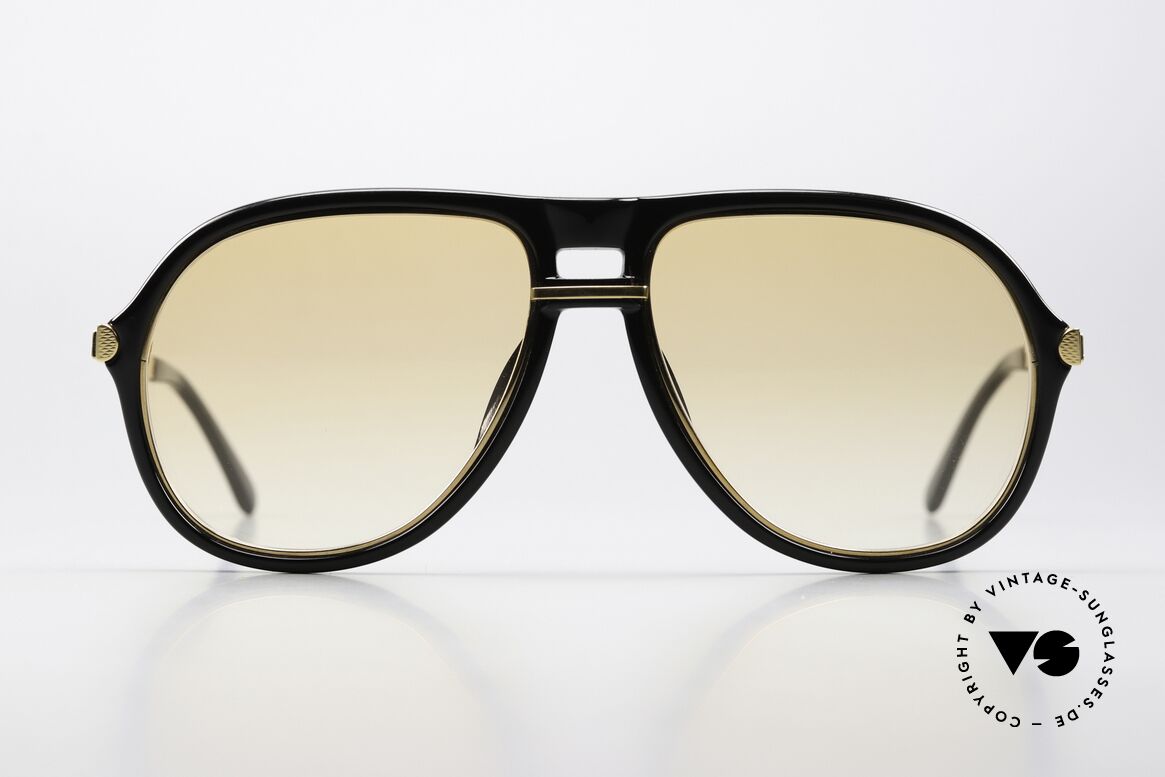 Dunhill 6085 Gentleman Aviator Brille 1988, sehr markant & absolute Top-Qualität = typisch Dunhill, Passend für Herren