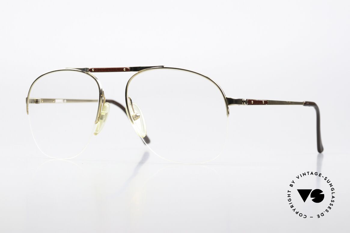 Dunhill 6022 Edle Herrenbrille Von 1984, extrem elegante Dunhill Herrenbrille von 1984, Gr. 58/18, Passend für Herren