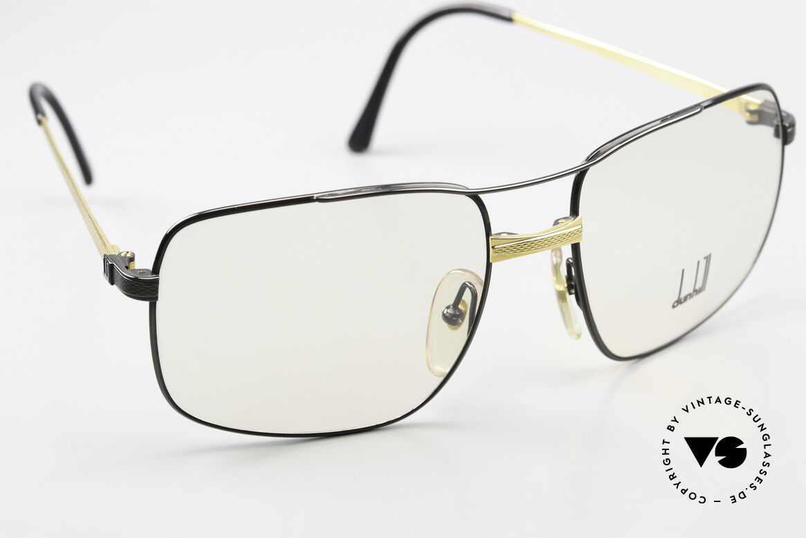 Dunhill 6048 Vergoldete Brille Von 1987, ungetragenes Unikat (wie alle unsere 80er Dunhills), Passend für Herren