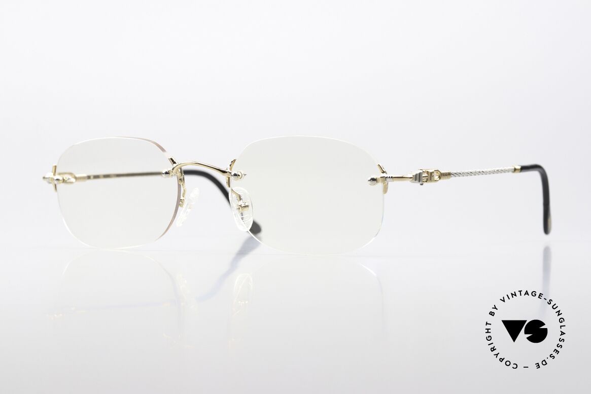 Fred Fidji Herrenbrille Randlos Segler, FRED Herren-Brille, Modell Fidji, mit DEMO-Gläsern, Passend für Herren