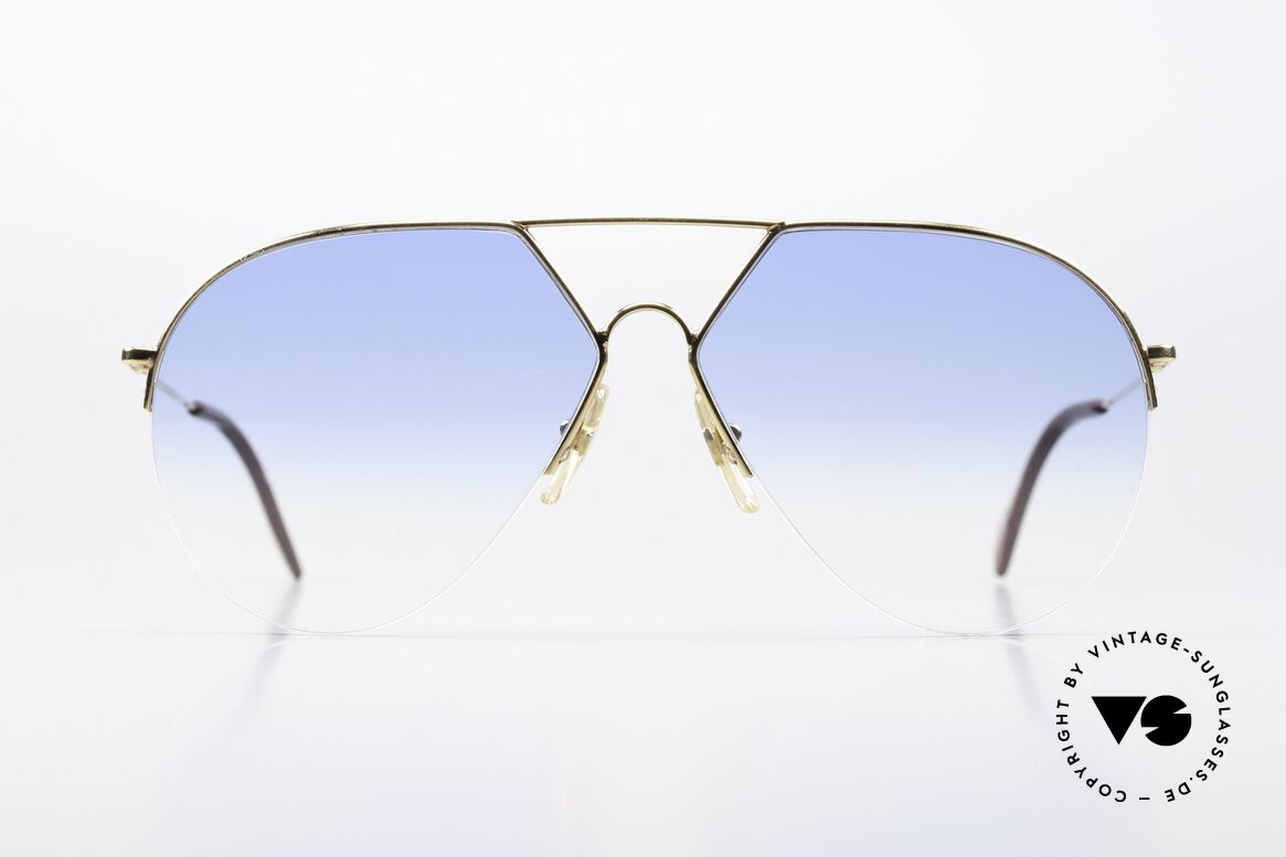 Alpina TR4 Style Atze Schröder Sonnenbrille, typische Tropfenform / Pilotenform der 1980 Jahre, Passend für Herren