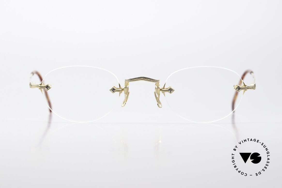 Matsuda 2865 90er Vintage Brille Randlos, 1990er Jahre vintage MATSUDA Designer-Brillenfassung, Passend für Herren und Damen