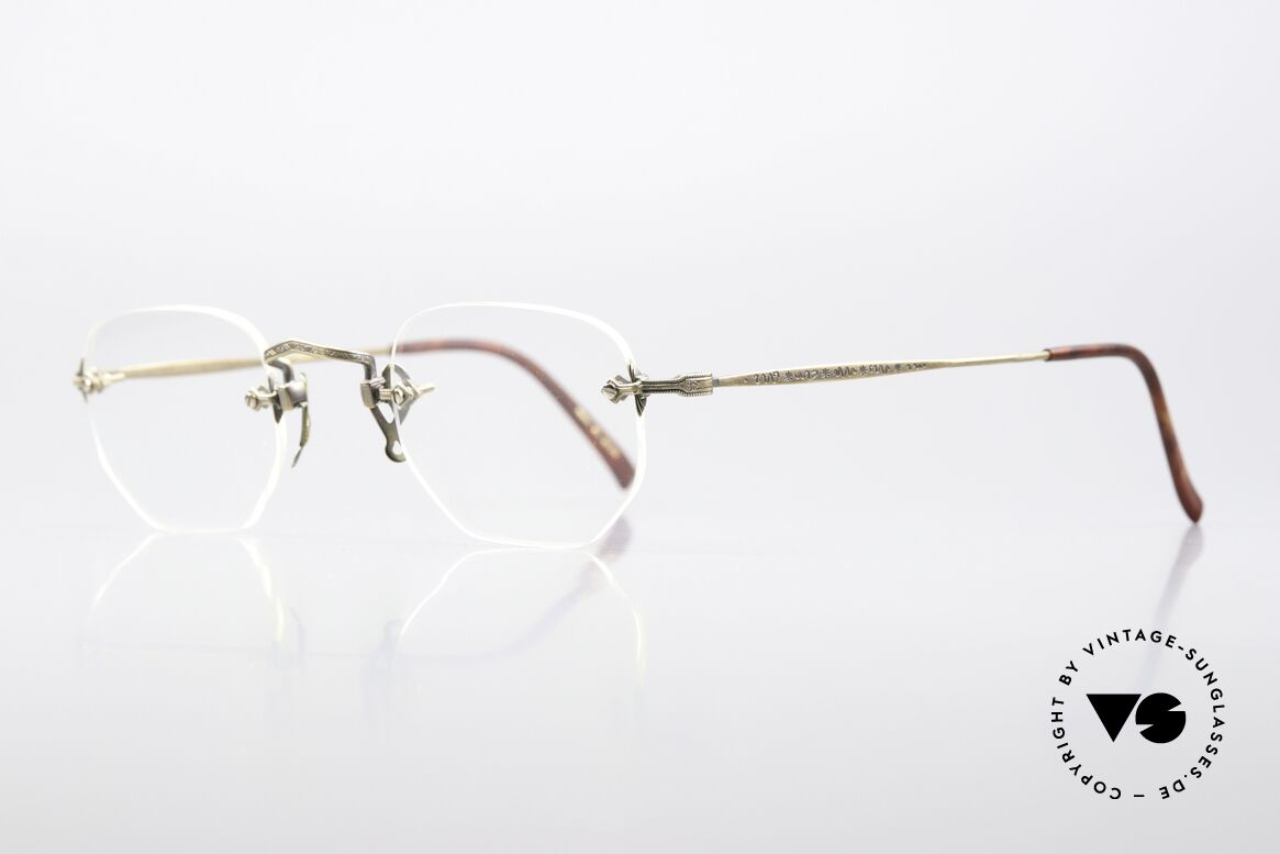 Matsuda 2864 90s Brille Randlos Antik Gold, unter Kennern längst geschätzt & entsprechend begehrt, Passend für Herren und Damen