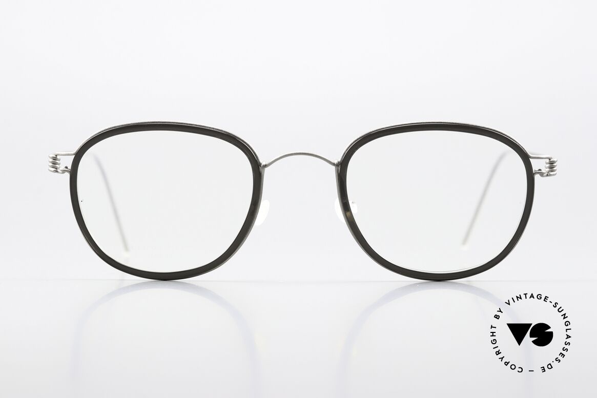 Lindberg Max 48 Air Titan Rim Titan Brille Damen & Herren, Modell MAX in Größe 48-23, Bügellänge 145, Farbe 10, Passend für Herren und Damen