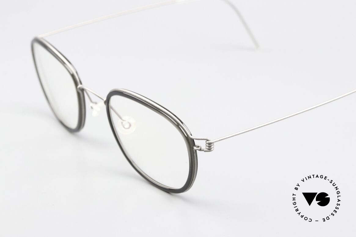 Lindberg Max 48 Air Titan Rim Titan Brille Damen & Herren, eine echte Designerbrille; extrem hochwertig und zeitlos, Passend für Herren und Damen