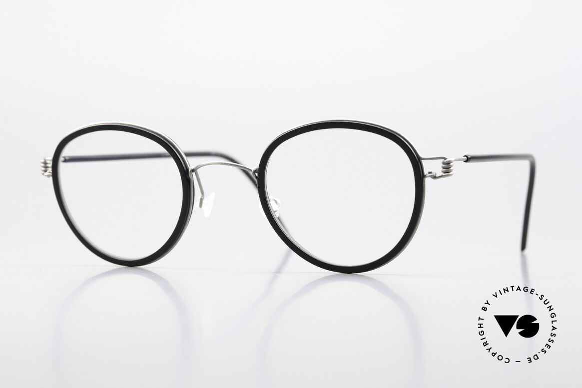 Lindberg Jackie 44 Air Titan Rim Bügel Mit Azetat Überzug, Unisex-Brille der LINDBERG Air Titanium Rim Kollektion, Passend für Herren und Damen