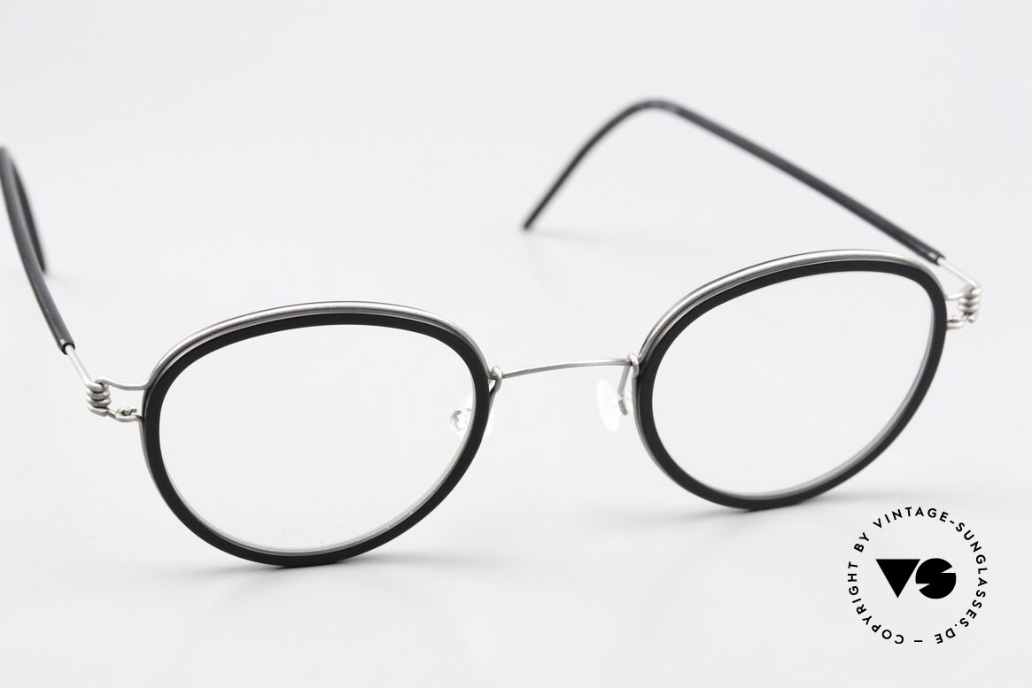 Lindberg Jackie 44 Air Titan Rim Bügel Mit Azetat Überzug, ungetragenes Designerstück mit original Lindberg Etui, Passend für Herren und Damen