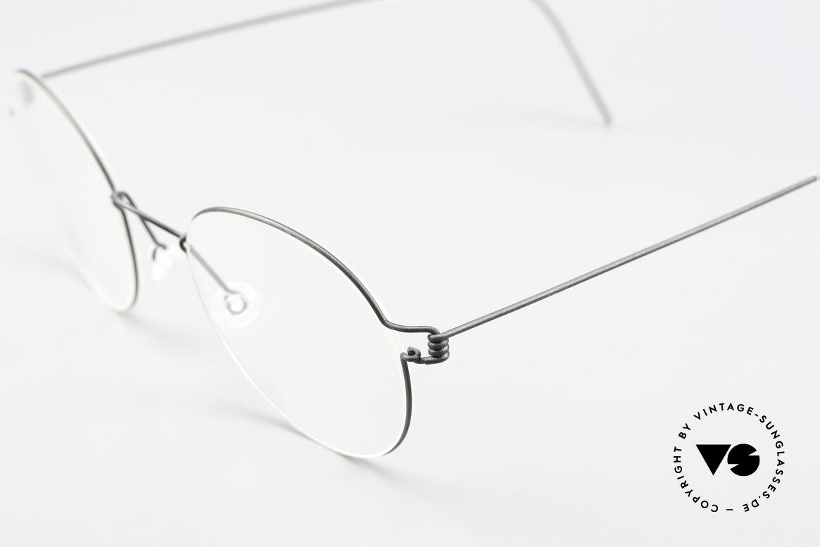 Lindberg Morten Air Titan Rim Pantobrille Schwarz Unisex, als Damenbrille oder Herrenbrille geeignet; zeitlos edel, Passend für Herren und Damen