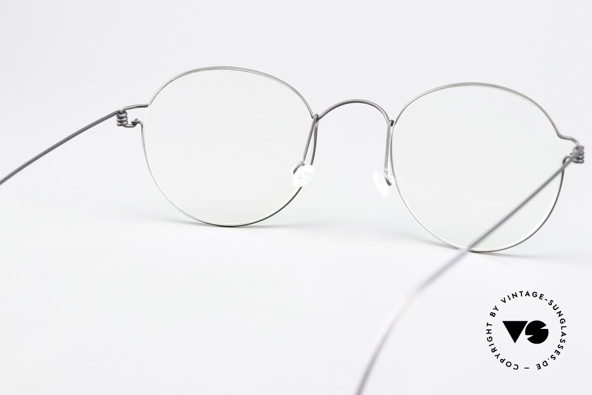 Lindberg Morten Air Titan Rim Pantobrille Schwarz Unisex, ungetragenes Einzelstück mit original Lindberg Hart-Etui, Passend für Herren und Damen