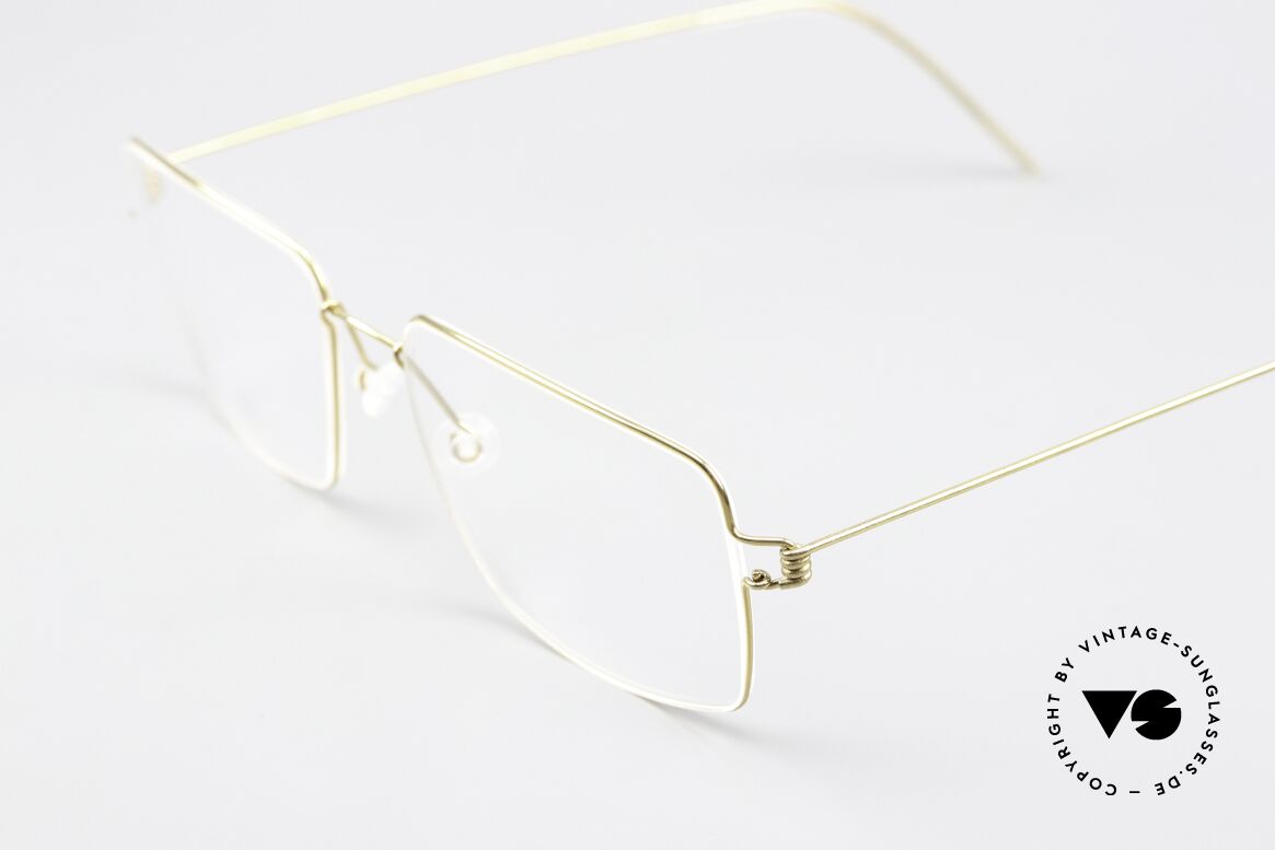 Lindberg Gary Air Titan Rim Eckige Titan Herrenbrille, extrem stabile Fassung, flexibel & elastisch, und nur 3g, Passend für Herren