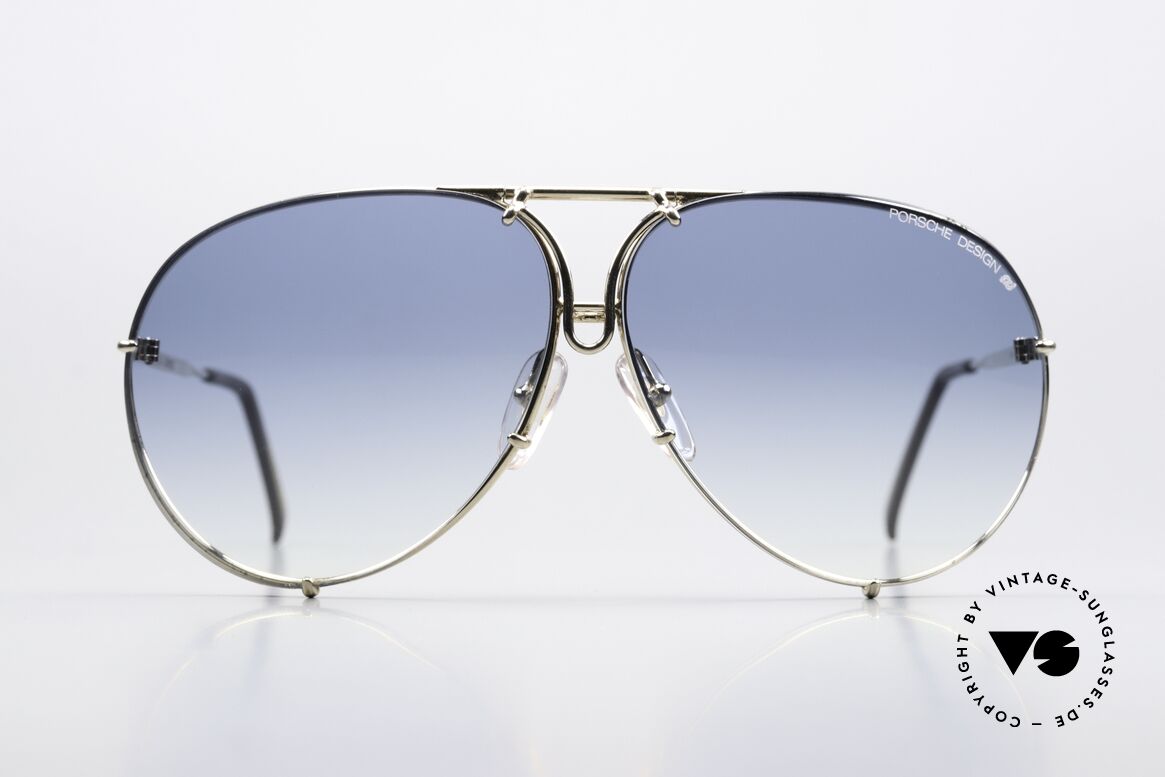 Porsche 5623 Leicht Verspiegelte Gläser, GOLD-verspiegelte Gläser wirken auf Fotos braun!, Passend für Herren und Damen