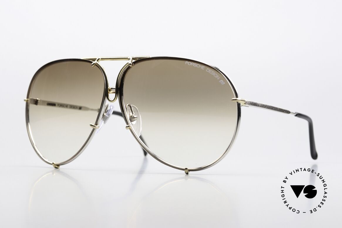 Porsche 5623 Leicht Verspiegelt Bicolor, PORSCHE Design by Carrera Sonnenbrille von 1987, Passend für Damen