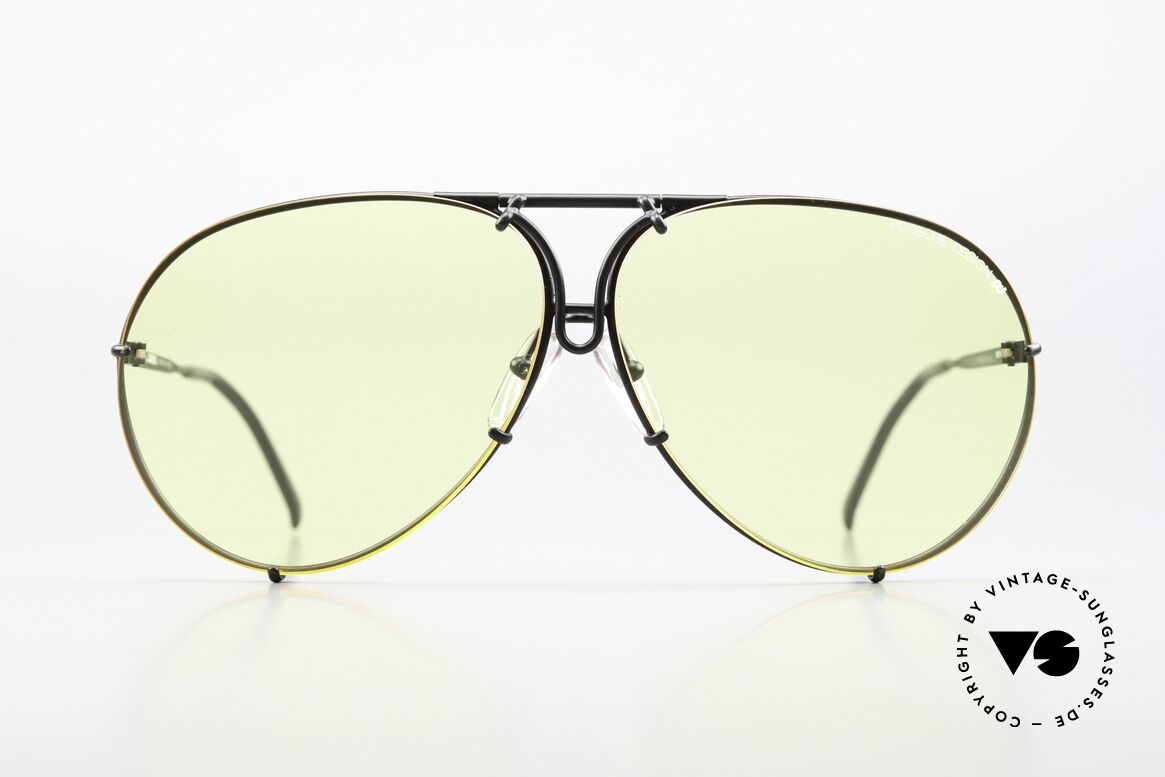 Porsche 5621 80er Pilotenbrille Kalichrome, die 80er Legende mit den auswechselbaren Gläsern, Passend für Herren