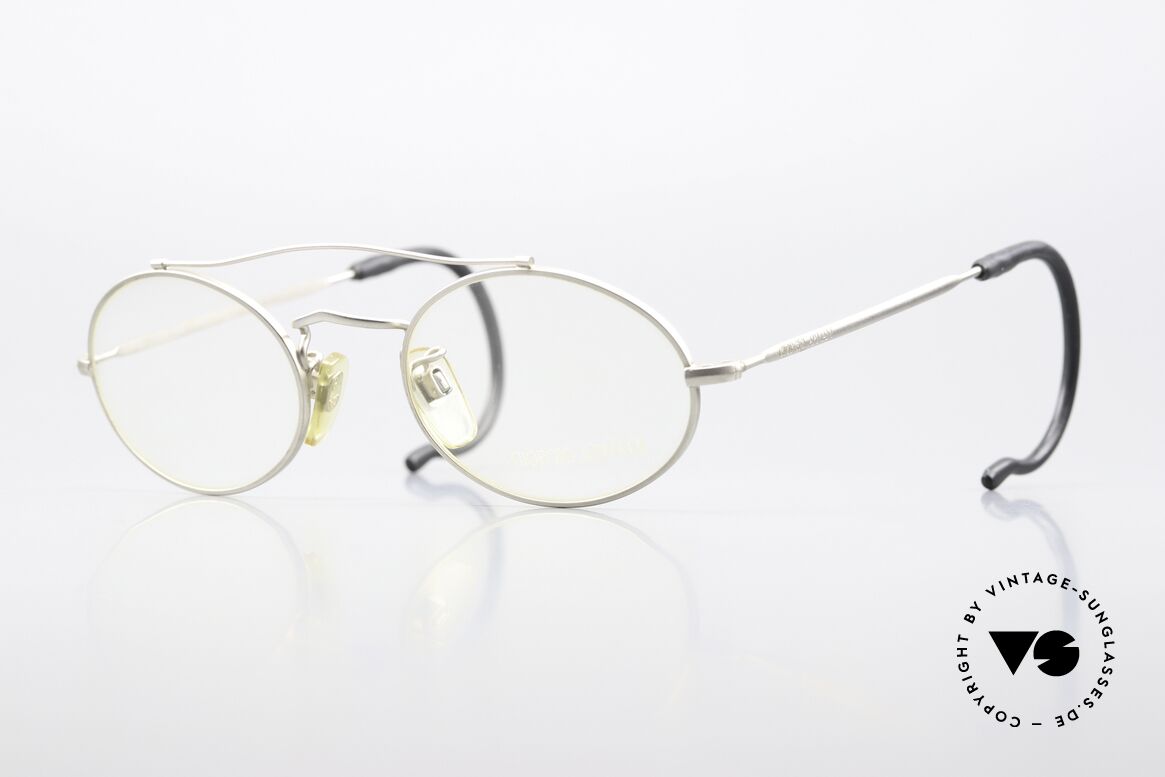 Giorgio Armani 115 90er Brille Mit Sportbügeln, 1990er Jahre vintage Brille von GIORGIO Armani, Passend für Herren und Damen