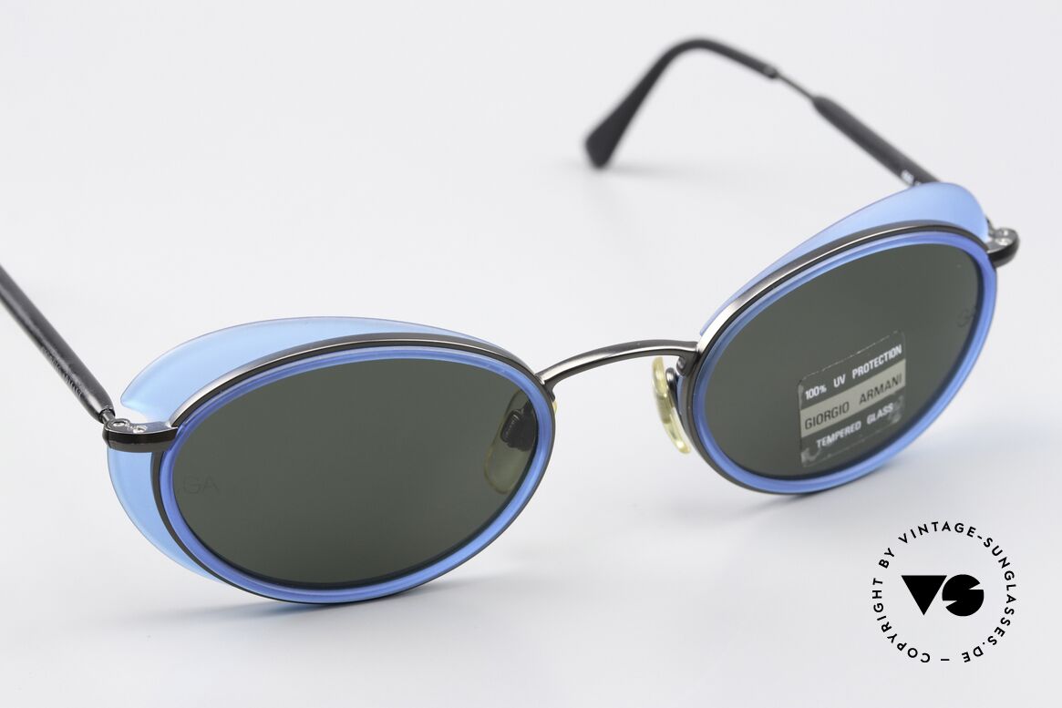 Giorgio Armani 666 Sonnenschutz Blenden Brille, ungetragen (wie all unsere 90er Jahre Design-Klassiker), Passend für Herren und Damen