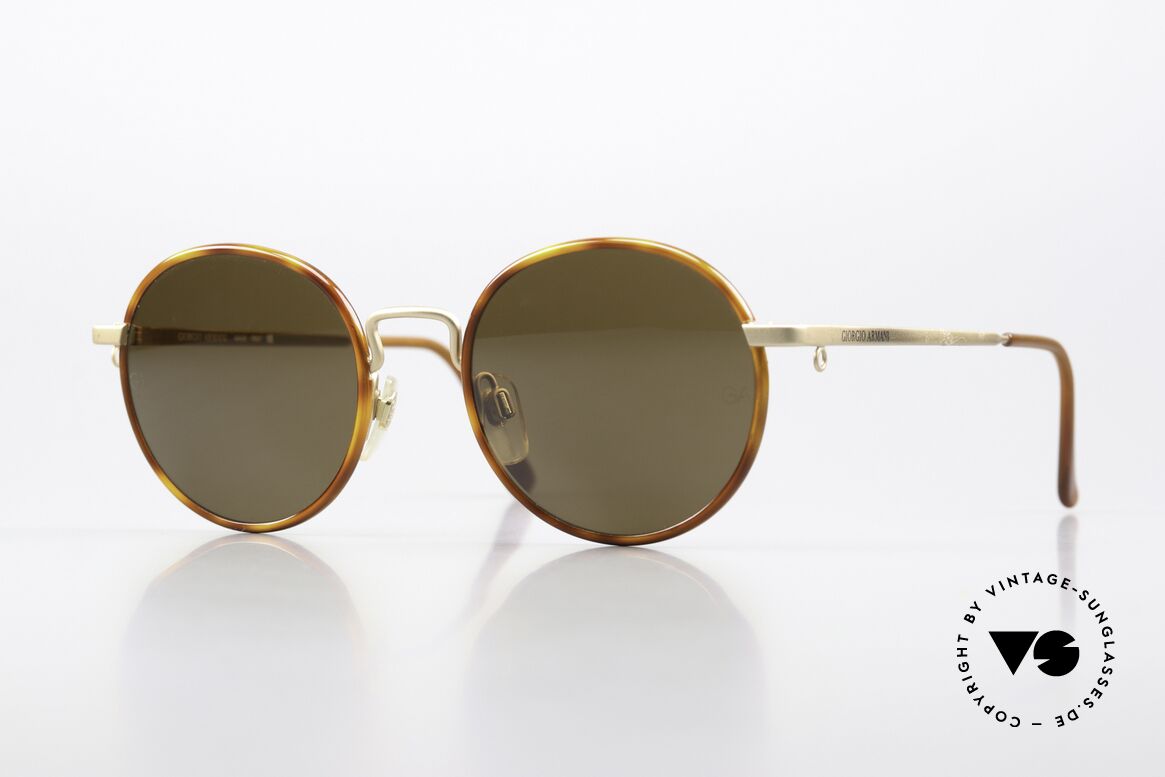 Giorgio Armani 621 Mineralglas Mit GA Gravur, edle vintage Sonnenbrille von Giorgio ARMANI, Passend für Herren und Damen