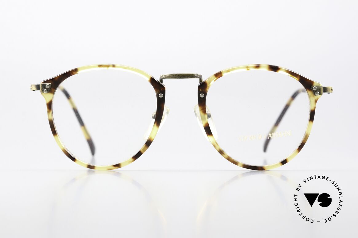 Giorgio Armani 318 Panto Brille Mit Sonnenclip, Größe: medium, Passend für Herren