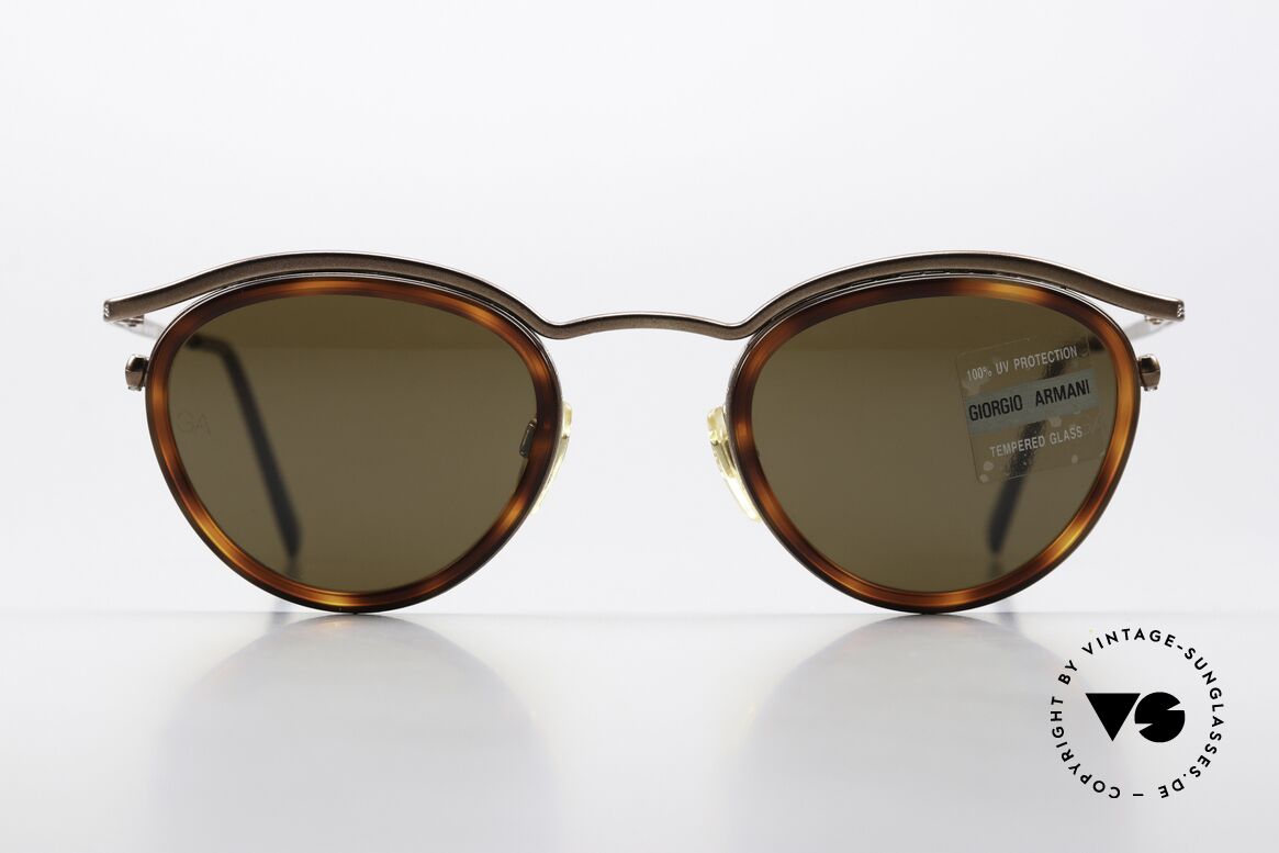 Giorgio Armani 632 Alte Designer Sonnenbrille, außergewöhnliches 90er Design; Premium-Qualität, Passend für Herren und Damen