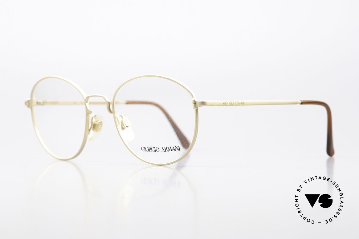 Giorgio Armani 174 Alte 80er Brille Panto Style, "klassischer" geht's nicht (weltbekannte Panto-Form), Passend für Herren und Damen