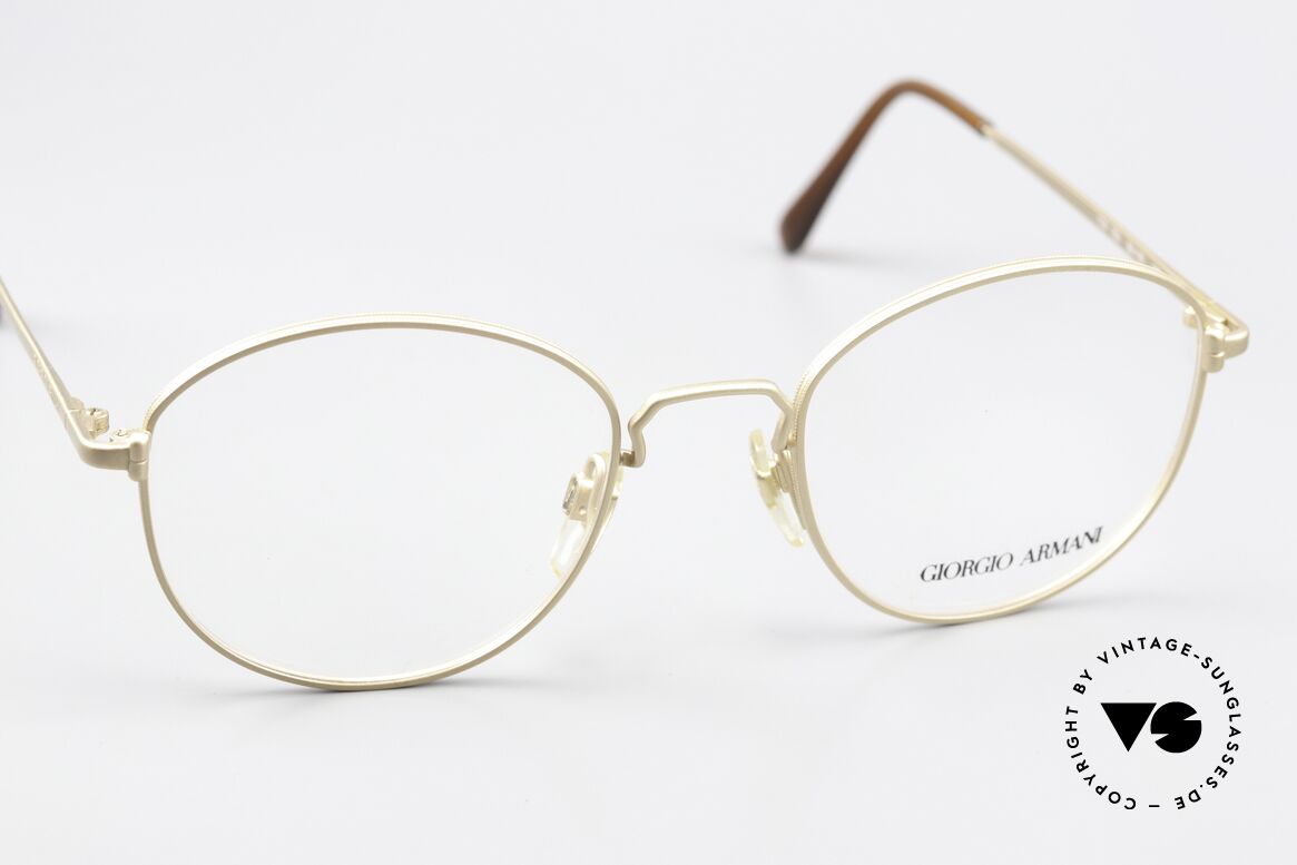 Giorgio Armani 174 Alte 80er Brille Panto Style, ungetragen (wie alle unsere vintage Designerbrillen), Passend für Herren und Damen