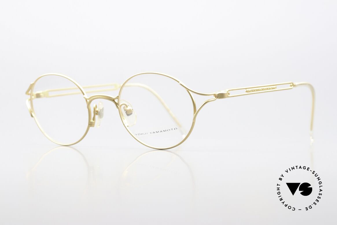 Yohji Yamamoto 51-4103 Panto Designer Brille 90er, MUST HAVE für alle Liebhaber von Qualität & Design, Passend für Herren und Damen