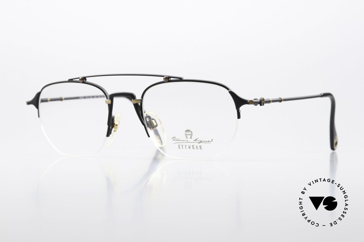 Aigner EA55 Nylorbrille Halbrand Men 90s, Aigner Brillenfassung der späten 1980er/frühe 90er, Passend für Herren