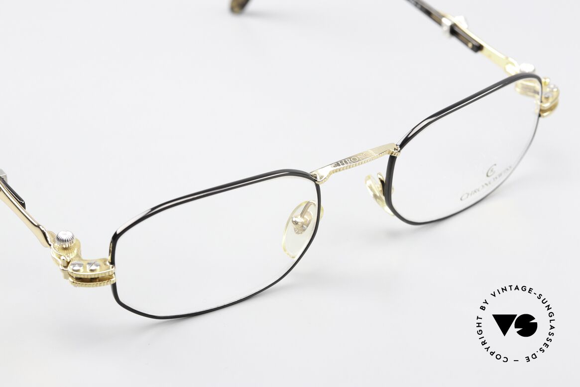 Chronoswiss CS1 80er Brille Zur Luxusuhr, zudem vergoldet und platin-plattiert (selbstredend), Passend für Herren und Damen